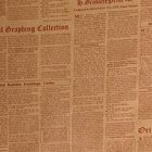 Бумага упаковочная крафт "Газета", красная, 0.7 х 10 м - Фото 2