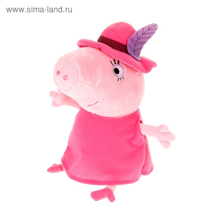 Мягкая игрушка «Мама-Свинка в шляпе» - Фото 1