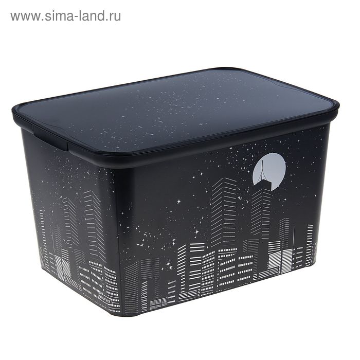 Короб для хранения прямоугольный 29х13х19 см "Амстердам. Skyline" - Фото 1