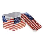 Короб для хранения прямоугольный 39х29х23 см "Стокгольм. USA flag" - Фото 2