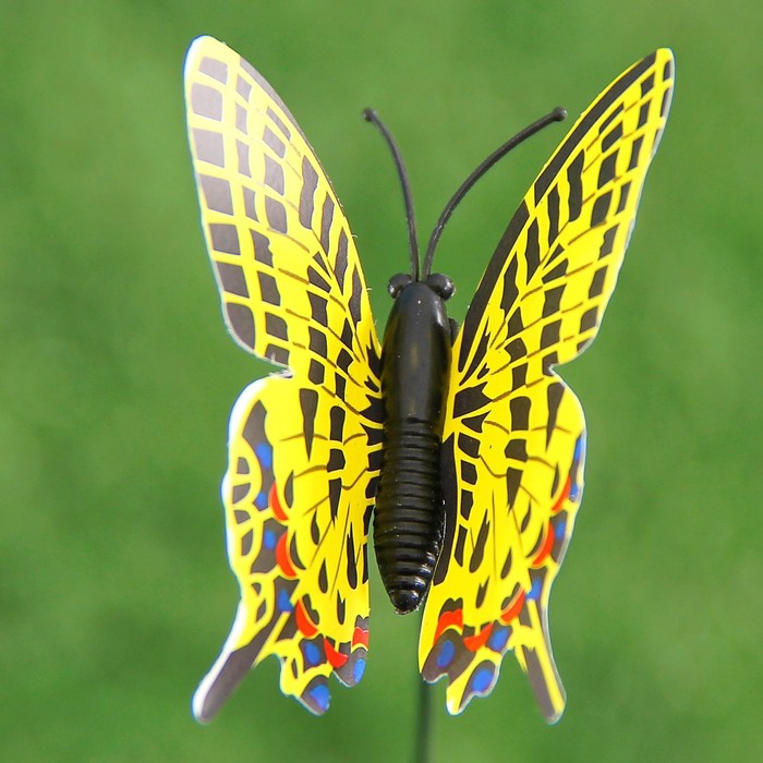 Штекер "Бабочка" 3,5-7см, длина 30см, микс - фото 1908260332