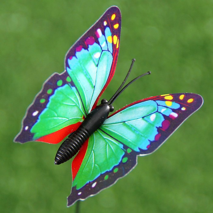 Штекер "Бабочка" 3,5-7см, длина 30см, микс - фото 1908260333