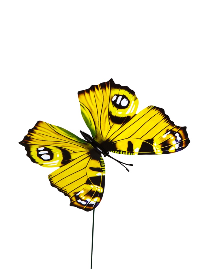 Штекер садовый «Бабочка дольче», 12×9 см, h=30 см, МИКС - Фото 1