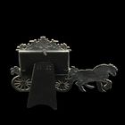 Фоторамка металл 7,5х5 см "Свадебная колесница" 19,5х13,5 см - Фото 4