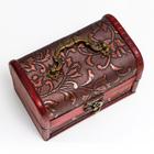 Шкатулка для украшений «Сундучок с ручкой. Ветвь», дерево, 9.4×13.8×9.7 см - Фото 5