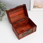 Шкатулка для украшений «Сундук. Цветение», дерево, 12.2×17.7×12.5 см - Фото 3