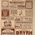 Бумага упаковочная крафт "Газета", коричневая, 70 см х 8,5 м - Фото 2