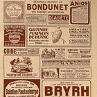 Бумага упаковочная крафт "Газета", коричневая, 70 см х 8,5 м - Фото 2