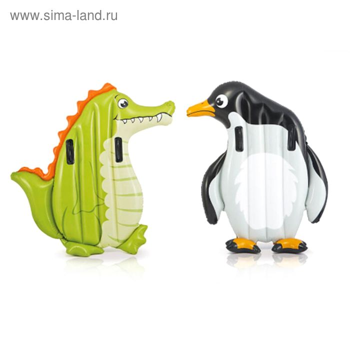 Плотик для плавания с ручками, МИКС - Фото 1