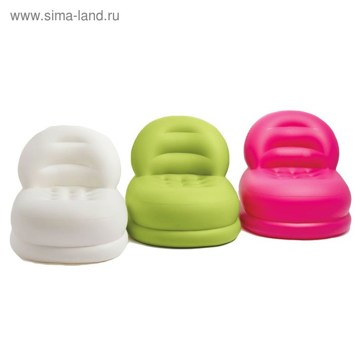 Кресло надувное "Мода", 84х99х76 см, цвета МИКС 68592 INTEX - Фото 1