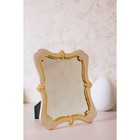 Зеркало интерьерное, зеркальная поверхность 12 × 16 см, цвет бежевый/золотистый - Фото 5