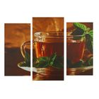 Картина модульная на подрамнике "Чай" 2шт-25,5*50,5см, 30,5*60см, 60х100 см - Фото 1