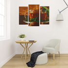 Картина модульная на подрамнике "Чай" 2шт-25,5*50,5см, 30,5*60см, 60х100 см - Фото 2