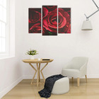 Картина модульная на подрамнике  "Розы" 2шт-25,5*50,5см, 30,5*60см, 60х100 см - Фото 2