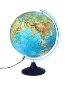 Глобус физико-политический «Классик Евро», диаметр 320 мм, с подсветкой - Фото 2