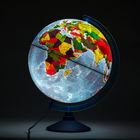 Глoбус физико-политический «Классик Евро», диаметр 320 мм, с подсветкой - Фото 2