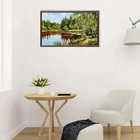 Картина "Берёзы у воды"   60х100см - фото 46990827