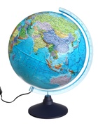Глобус политический «Классик Евро», диаметр 320 мм, с подсветкой - Фото 2