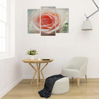 Картина модульная на подрамнике "Роза" 2шт-25,5*50,5 см, 30,5*60 см, 60х100 см - Фото 2