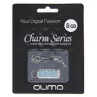 Флешка Qumo Charm Series, 8 Гб, USB2.0, "аквамарин", чт до 25 Мб/с, зап до 15 Мб/с - Фото 2