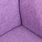 Кресло детское фиолетовый (астра140) однотонное, 59х55х47см, двп/дсп, поролон, меб.ткань - Фото 3