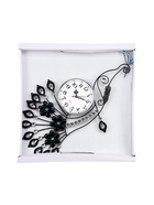 Часы настенные интерьерные «Павлин со стразами», серия: Ажур, бесшумные, плавный ход, 46×47.5 см, d=15 см - фото 60764920