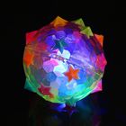 Мяч световой "Звезды" на резинке, цвета МИКС - Фото 2
