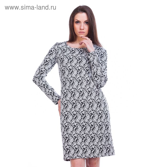 Платье женское "Адажио", рост 158-164 см, размер 48, цвет серый (арт. MJ242378/01) - Фото 1