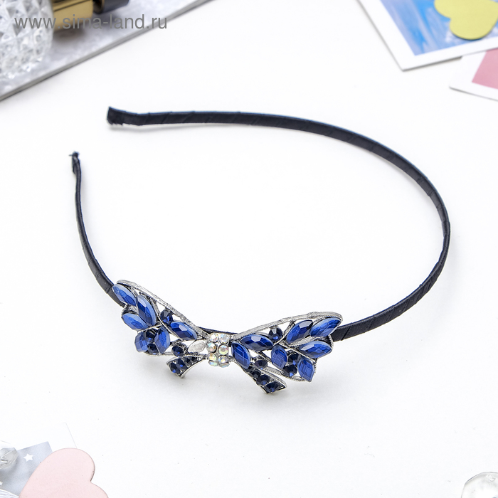 Ободок для волос "Престиж" бант 0,5 см - Фото 1