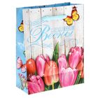 Пакет ламинированный вертикальный «С Праздником Весны!», 11 × 14 см - Фото 3