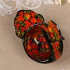 Конфетница «Лебедь», хохлома - Фото 4