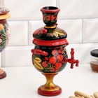 Фигура дерево «Самовар», хохлома - Фото 3