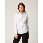 Рубашка женская Collorista, размер XL (50), цвет белый, хлопок 65% + п/э 35% - Фото 4