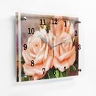 Часы настенные, серия: Цветы, "Розы" 25х35см - фото 9822267