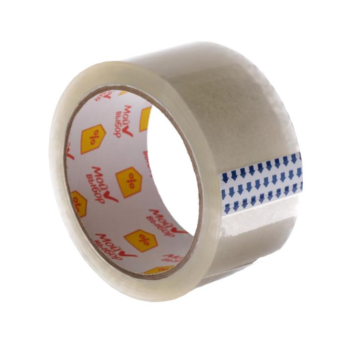 Клейкая лента «Мой выбор», прозрачная, 48 мм × 66 м, 40 мкм - Фото 1