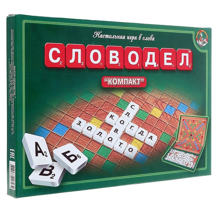 Настольная игра «Словодел. Компакт», 2-4 игрока, 7+ - Фото 1