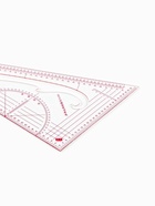 Лекало портновское метрическое «Треугольник», 20.5×11 см, s=0.5 мм, прозрачное 1215386 - фото 319774738