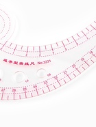 Лекало портновское метрическое «Улитка», 30×10.5 см, s=0.5 мм, прозрачное - Фото 4