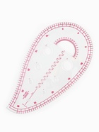 Лекало портновское метрическое «Капля», с проймой, 25×13.5 см, s=0.5 мм, прозрачное - Фото 3