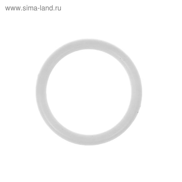 Набор колец для макраме, d=30-38мм, 8шт, цвет белый - Фото 1