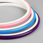 Пяльцы для вышивания с подвесом, пластиковая, d = 18/20,5 см, цвет МИКС - Фото 5