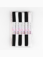 Резинки бельевые, 15 мм, 2±0.5 м, набор 6 шт., белые, чёрные 1212522