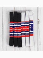 Резинки бельевые, 15 мм, 2±0.5 м, набор 6 шт., белые, чёрные 1212522