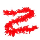 Карнавальный шарф-перо, 180 см, цвет красный - фото 8441184