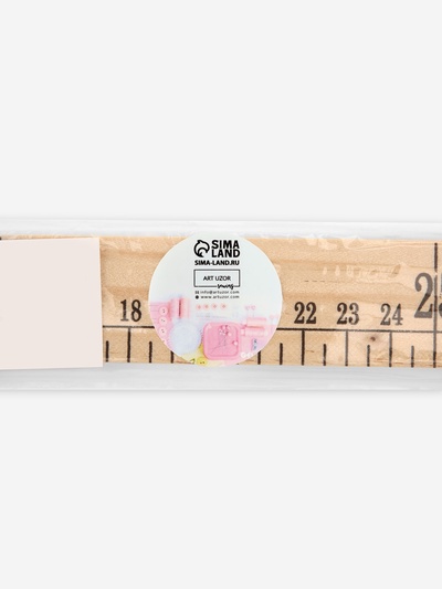 Метр деревянный, 100 см, см/дюймы