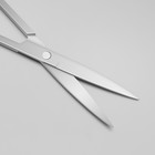 Ножницы маникюрные, прямые, широкие, 12 см, цвет серебристый - Фото 3