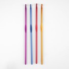 Крючок для вязания, d = 3,5 мм, 15 см, цвет МИКС - Фото 4