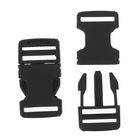 Фастекс, 2 шт, 20 мм, цвет чёрный - Фото 1