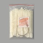 Палитра для лаков на кольце, 50 ногтей, форма мягкий квадрат, цвет слоновая кость - Фото 7