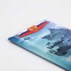 Обложка для паспорта, цвет голубой - Фото 4